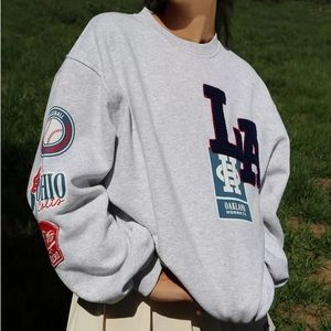 LA Patch Crew Neck Sweatshirt